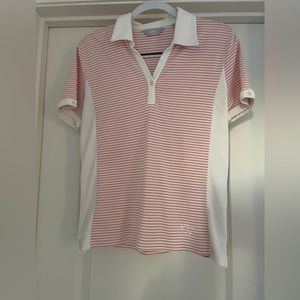 Calaway Women’s Striped Golf Shirt Large